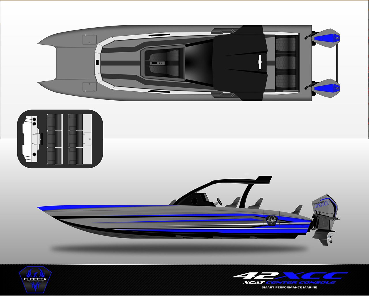 Phoenix 42 XCC Blue